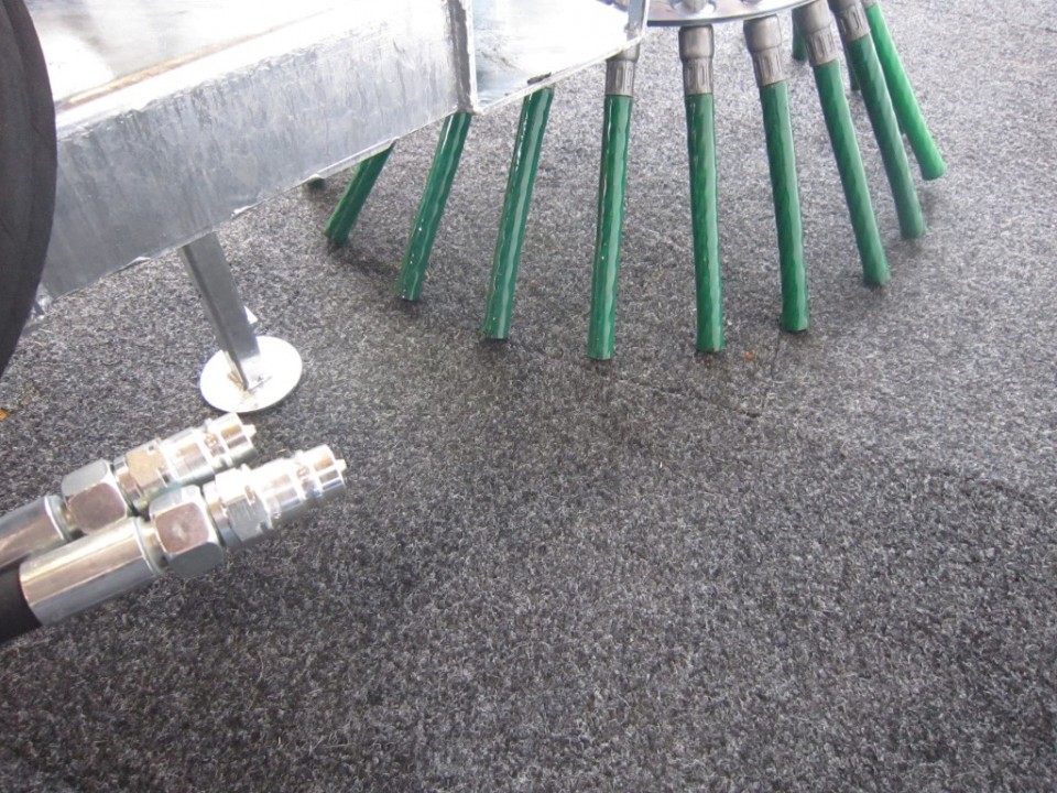 Onkruidborstel heftruck - shovel