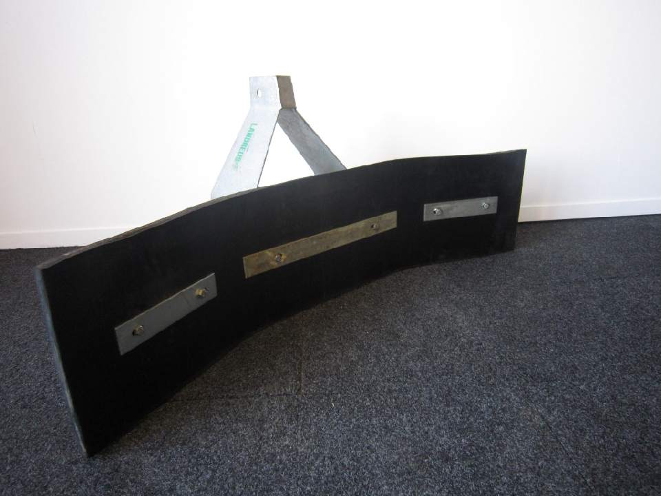 Rubberschuif 1.55 meter - vaste bok