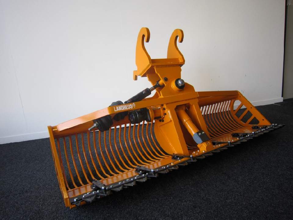 Maaikorf LMZ 2.00 meter, dubbele spijlen met 40 graden kantelkop CW1 ophanging